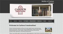 Desktop Screenshot of carlsonconstructioninc.com